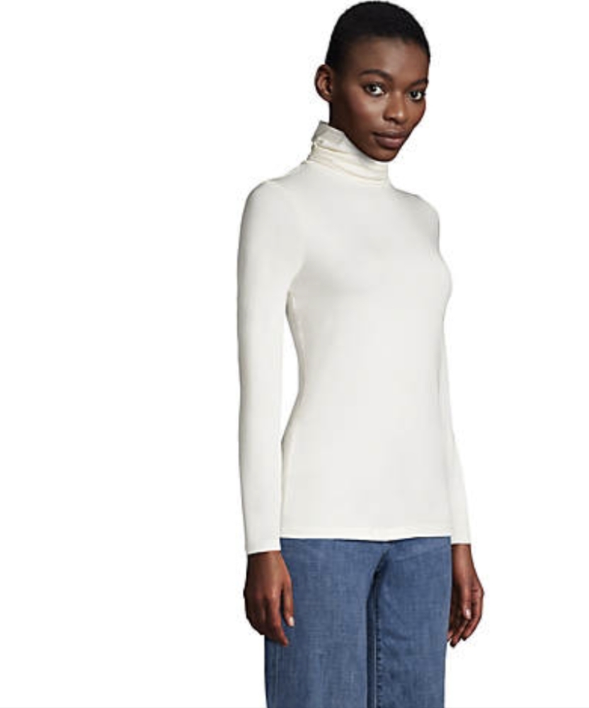 Leo and Nicole cream color turtle neck 3X
